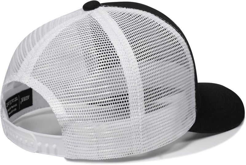 AURR American Flag Trucker Hat, Patriotic Baseball Cap for Men & Women, Breathable Mesh Adjustable Snapback, USA Flag Patch - Image 5